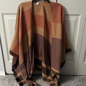 Apt. 9 Multicolor Striped Poncho (2)